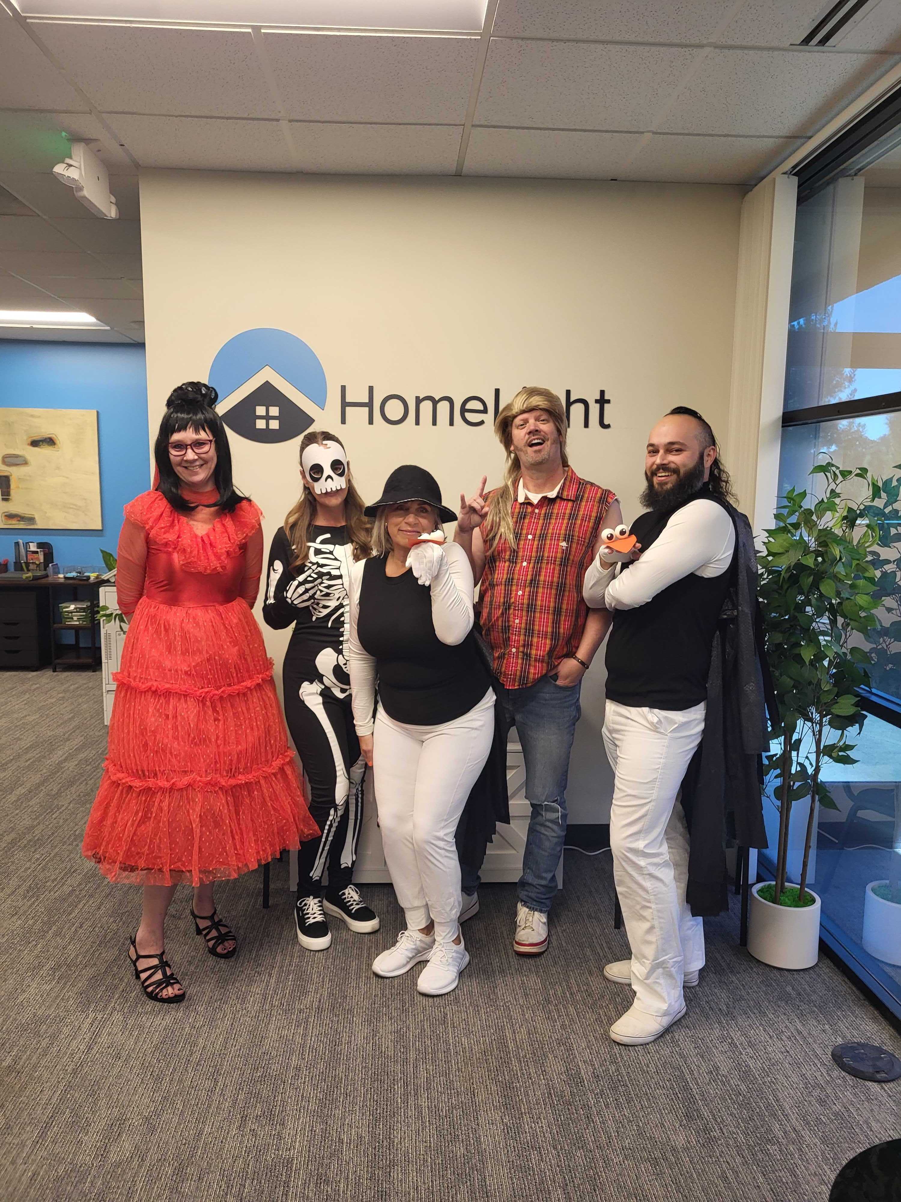 HomeLight team at a company event