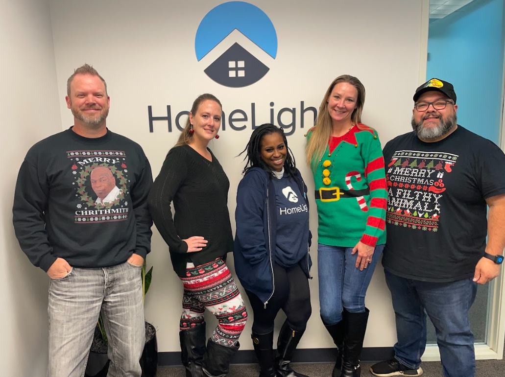 HomeLight team at a company event